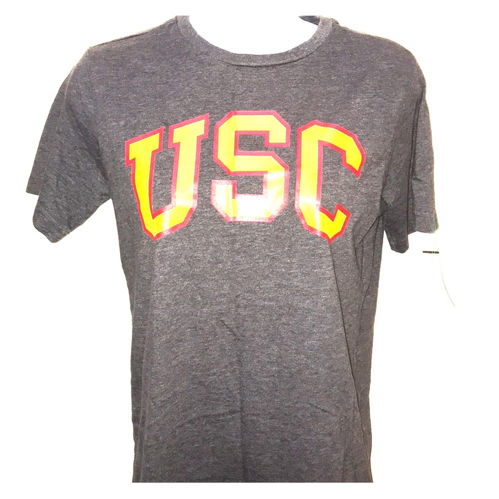 - USC grey shirt with logo small kids